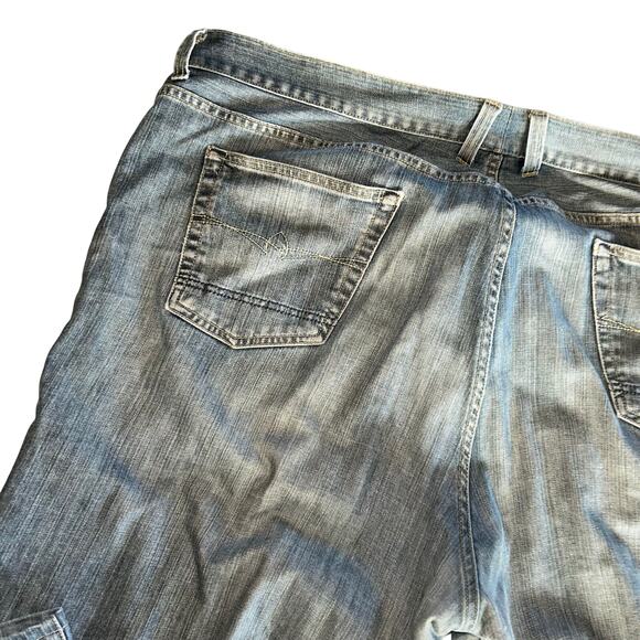 2 pair Agave Denimsmith Jeans Mens 54x30 Relaxed Straight Waterman USA Stretch - Picture 8 of 16